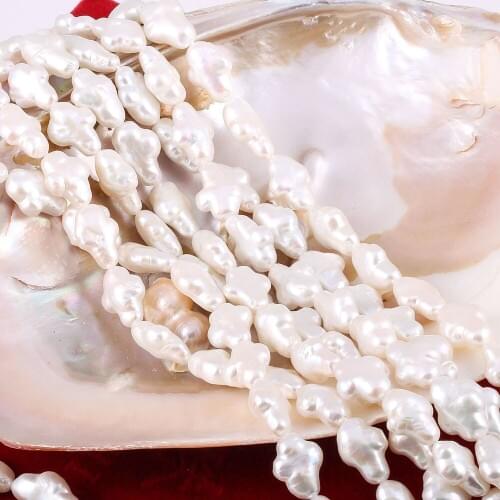 Irregular Cross Special Freshwater Pearl Loose Beads 36 Cm For DIY Bracelet Earring Necklace Sewing Craft Jewelry Accessory