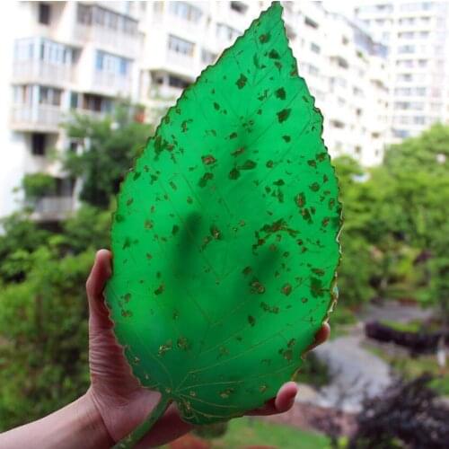 New Transparent Silicone Mould Resin Decorative Craft DIY Leaf coaster tray Mold epoxy resin molds for jewelry
