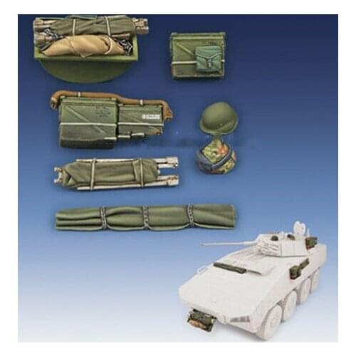 New Unassembled 1/35 ancient Accessories Set (NO TANK ) Resin Figure Unpainted Model Kit