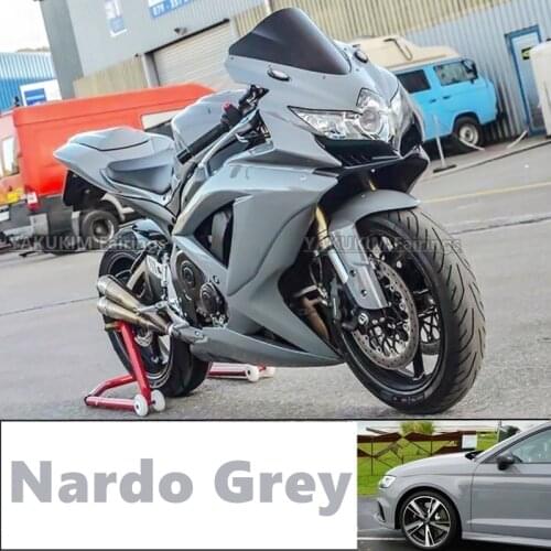 ABS Injection Fairings For SUZUKI GSXR 600 750 k8 2008 2009 2010 Motorcycle Fairing GSXR600 GSXR750 bodywork fairing Nardo Grey