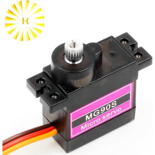 1pcs MG90S Metal gear Digital 9g Servo For Rc Helicopter plane boat car MG90 9G IN STOCK