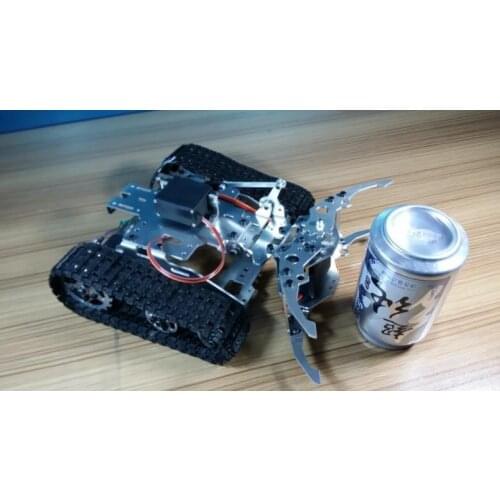 Tank Chassis with Mechanical Claw, Smart Car, Tracked Chassis, Tracked Vehicles, Tank Robots,Gripping Car,DIY Toy ,RC Tank Robot