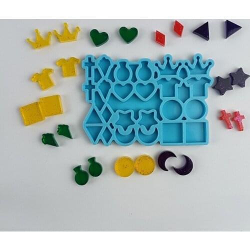 Gemstone Jewelry Silicone Mold is Suitable for Resin Epoxy Resin Diy Craft Earrings Pendant Earrings Jewelry Making