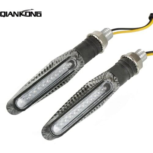LED Motorcycle Universal Black Motorbike Warning Lamp Amber Turn Light for YAMAHA MT07 MT-07 MT09 MT-09 FZ09 2013 2014 2015 2016