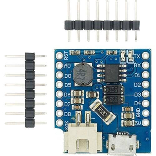 Battery Shield V1.1 For D1 mini single lithium battery charging & boost I75