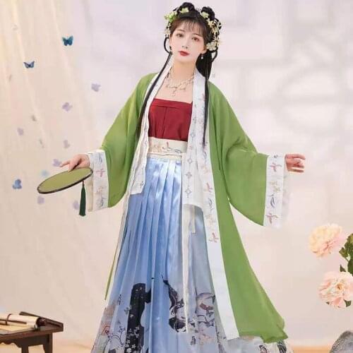 Hanfu Women Princess Dress Fairies Outfit Stage Costume Cosplay Costumes Chinese Clothing Folk Dancewear Fairy Clothes DL7925