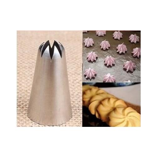 1Pcs Large Size Nozzle Stainless Steel Seamless Flower Cherry Blossoms Decorating Tip Icing Cake Tools Baking Bakeware D980