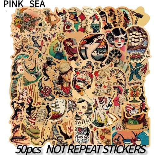 10/30/50Pcs/set Retro Bunny Girl Sexy Waifu Cartoon Graffiti Stickers For Suitcases Helmet Luggage Laptop Kids Skateboard Case