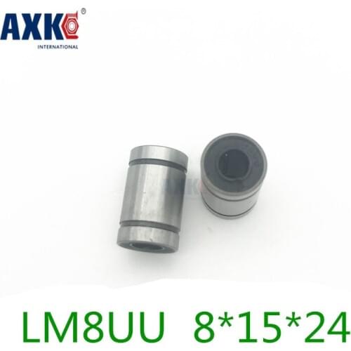 2pcs LM8UU 8mm Linear Bushing Linear Bearings CNC parts 3D printer