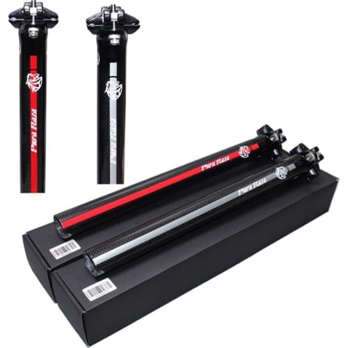 2019 PURARAZA full carbon fiber MTB bicycle seatpost / seatpost / bicycle accessories 27.2 / 30.8 / 31.6 Road Cycling Seat tube