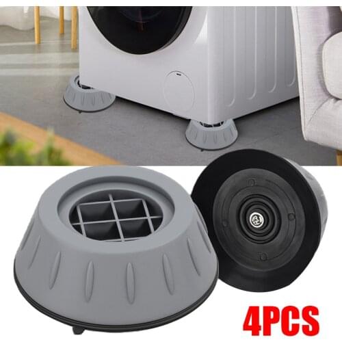 4pcs Dryer Anti-vibration Pads Accessories Fixed Refrigerator Base Noise Cancelling Support Washing Machine Heightening Non-slip