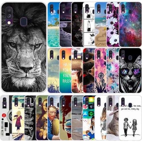 For Samsung Galaxy A40 Case NEW Fashion Silicone Soft TPU Back Cover Coque For Samsung A40 A 40 Phone Cases A450F SM-A405F Capas