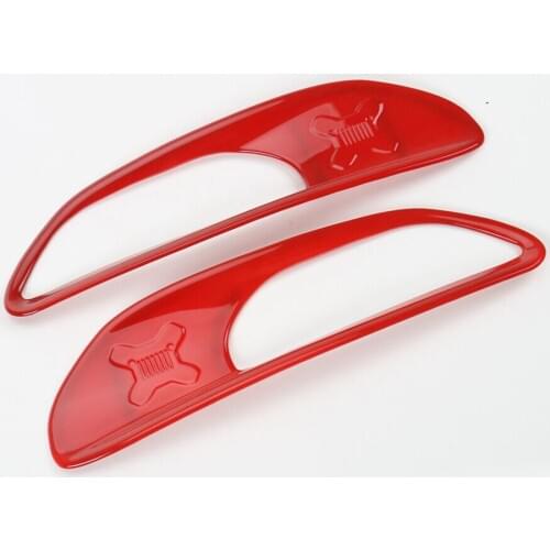 Daytime Running Light Trim Lamps Cover Outlet Ring Chrome Frame ABS Outside Accessiores For Jeep Renegade 4 Colors Free Shipping