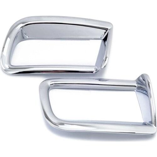 Chrome Car Rear Tail Fog Light Lamp Cover Trim For Toyota Prado FJ150 2010-2013