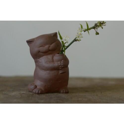 LUWU Ceramic Teapets Cute Cat