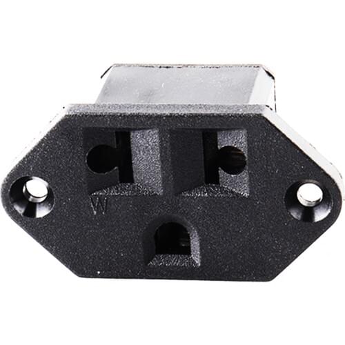 Industrial outlet with ear fixing hole USA Canada Japan Brazil Philippines Thailand AC Panel Mount universal AC power connector
