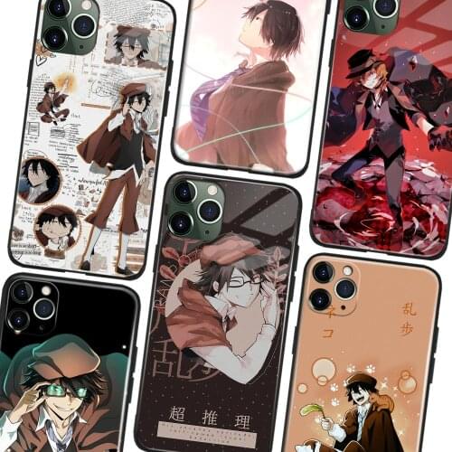 Bungou Stray Dogs Ranpo Edogawa Glass Soft Phone Case FOR IPhone SE 6s 7 8 Plus X XR XS 11 12 Mini Pro Max Sumsung Cover Shell