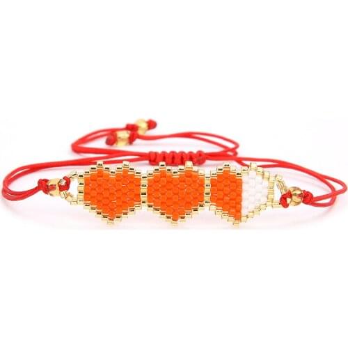 Popular Classic Love Miyuki Beads Hand Woven Bracelet