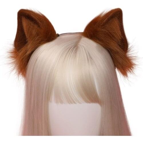 Animal Pig Ear Hair Band Cute Halloween Anime Cosplay Lolita Girl Party Decoration Role-playing Clothing Sweet Hair Accessories