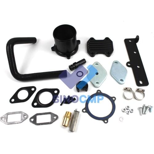 EGR Cooler & Throttle Valve Delete Kit 6.7L Diesel For 2013-18 Dodge Ram