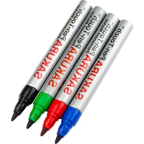SAKURA Single head oil mark pen student office waterproof marker pen optical disc pen