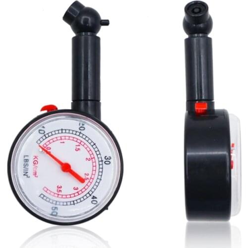 Tire Pressure Monitoring System 0-50 Psi Tire Pressure Gauge Dial Meter Wheel Air Pressure Tester for Auto Motor Car Truck