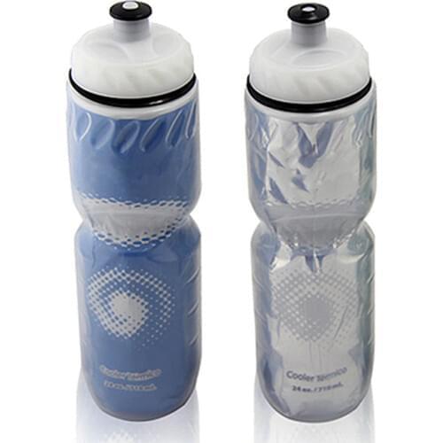 710ML Bicycle Water Bottle Outdoor Dual Layer Thermal Keeping Sport Bottle Hot Cold Water Cycling Water Bottle Cycling Equipment