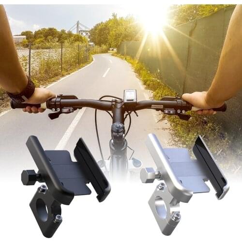 Bike Phone Holder Bicycle Mobile Cellphone Holder Motorcycle Suporte Celular For All Phones Bicycle Accessories