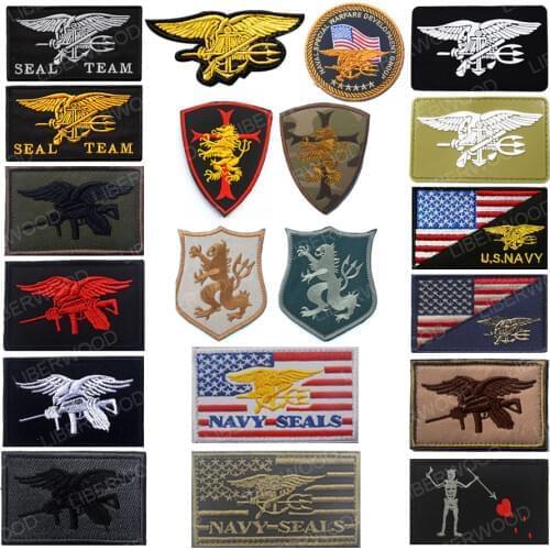 US NAVY patch SEAL Team 6 TRIDENT 3D PVC RUBBER TACTICAL patch Seals Team Trident Lion badge ARMY patches applique for uniform