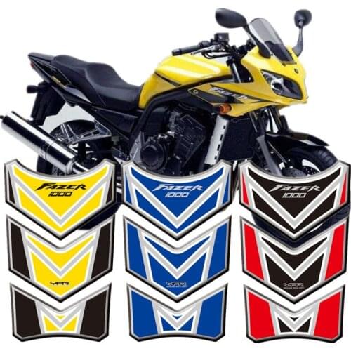 Motorcycle 3D Fuel Tank Protective Stickers Decals For Yamaha FZS Fazer 1000 2001-2005 Tank Protective Stickers