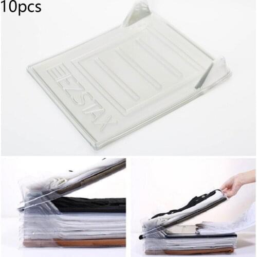 10pcs/Set Multi-Function Closet Clothes Folding Board Folder Space Saving Magic Fast Speed Wardrobe T-Shirt Clothing Organizer