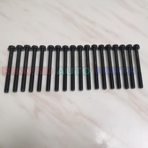 18pcs cylinder head bolt nuts 4JG2 4JG2T 4JG2TC 4JB1 4JB1T for Isuzu Campo/Trooper 3059cc 3.1D 1992- for Holden Rodeo 3059cc