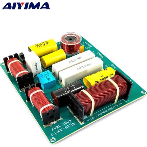 AIYIMA 150W 3Way Frequency Divider Board KTV Stage Speaker Crossover HiFi Aodio Treble Alto Bass 3way Crossover Divider
