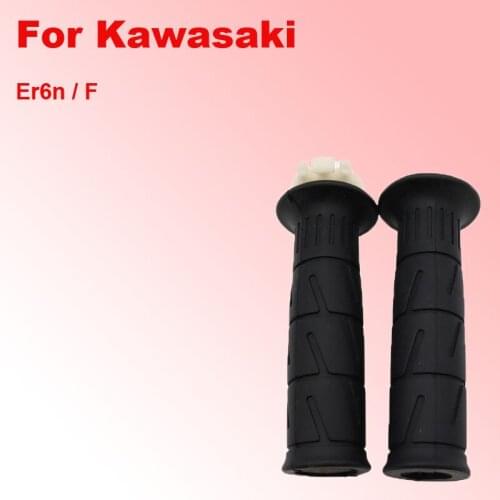 For Kawasaki Er6n / F Motorcycle Modification Accessories Refitting Anti-skid Handle Rubber Bar High Quality Aluminum PVC blank