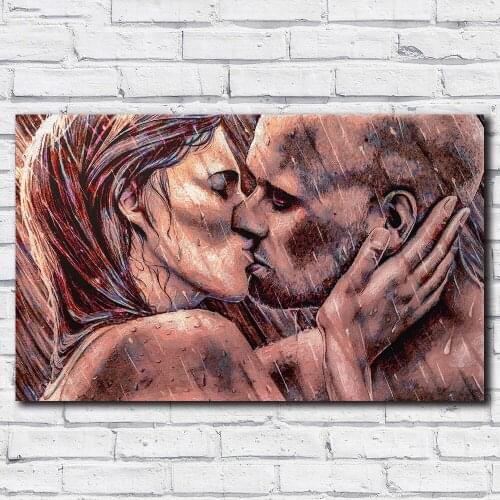 5D DIY Diamond Painting Love kiss portrait 3D Diamond Embroidery couple pattren Cross Stitch kits Mosaic Home Decor gift, N644