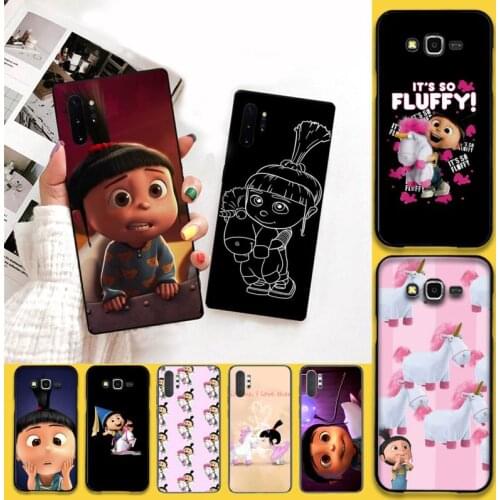 YJZFDYRM Despicable Me Unicorn Agnes Customer Phone Case For Samsung Note 7 8 9 10 Lite Plus Galaxy J7 J8 J6 Plus 2018 Prime
