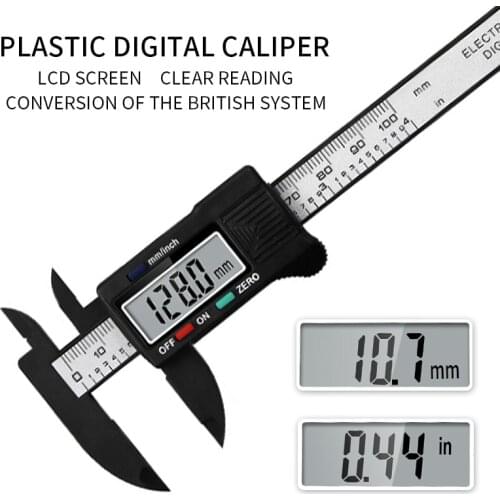 Digital Electronic Vernier Caliper 150mm Tattoo Eyebrow Ruler Measuring Tool LCD Microblading Micrometer Measurement Means