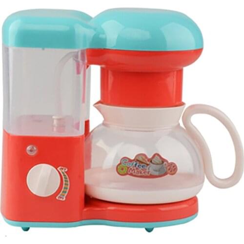 Kids Pretend Play Sets Simulation Toasters Bread Maker Coffee Machine Blender Baking Kit Game Mixer Kitchen Role Toy