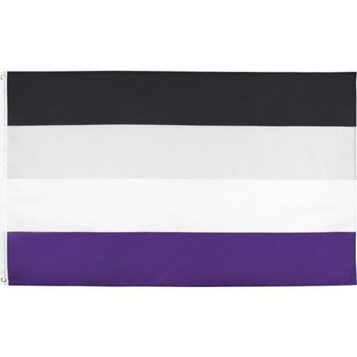 90x150cm LGBTQIA Ace Community Asexuality asexual pride Flag