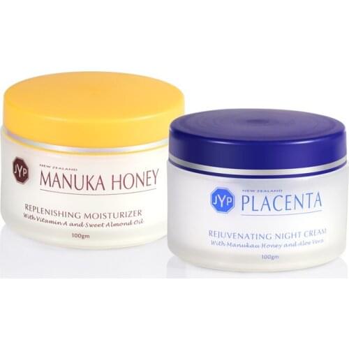 JYP NewZealand Manuka Honey+Rejuvenating Sheep Placenta Face Day Night Cream Face Body Care Moisturizing Touch Cream