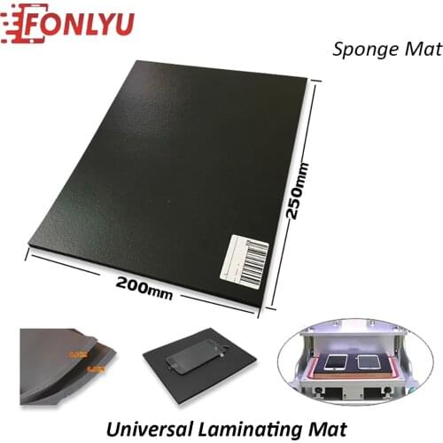 Laminating Machine Silicone Rubber Pad Black Sponge Mat/Pad For Phone LCD Touch Screen Refurbished Laminator And Phone Repair