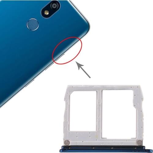 SIM Card Tray + Micro SD Card Tray for LG K40 / K12 Plus / X4 (2019) / X420EM / X420BMW / X420HM / X420 / X420N