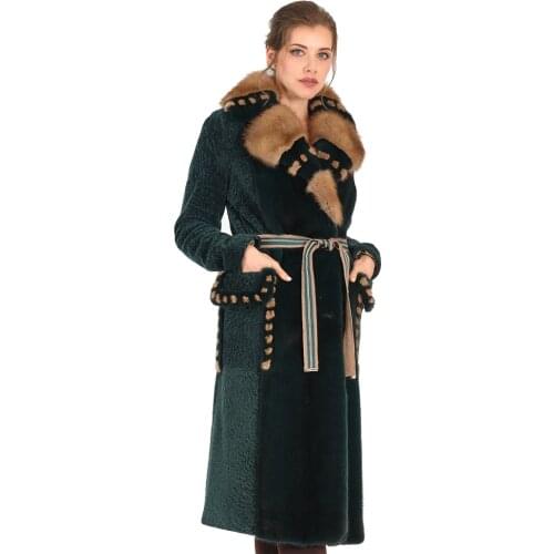 MODAQUEEN Long Fur Coats