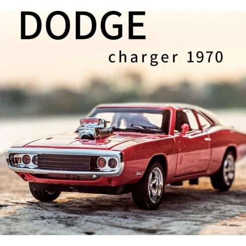 1:32 Speed 7 Simulation Dodge Sports Car Alloy Car Model Pull Back Collection Kids Toys Sound And Light Toy Car Children Gift