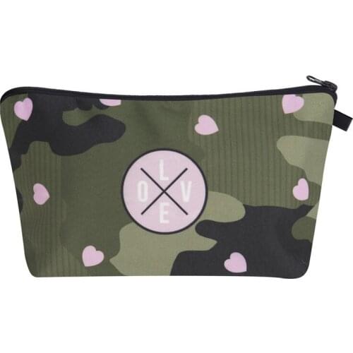 Fashion Cosmetic Bag Print Women Brand makeup bags Cute bag women headset candy Cosmetic Bags printing Collection men zipper