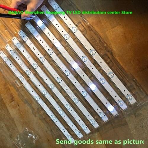 24 pcs/Lot 100% new LED Backlight strip 5 lamp For LG 65"TV 65UH5500 5800-W65002-LR40 5800-W65002-0P40 V650DJ4-QS5 65K2 65M6E