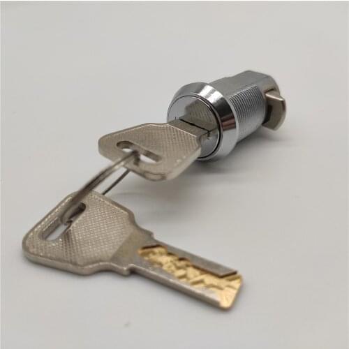 The key will be spring back when open or closed bolt cylinder lock for doors