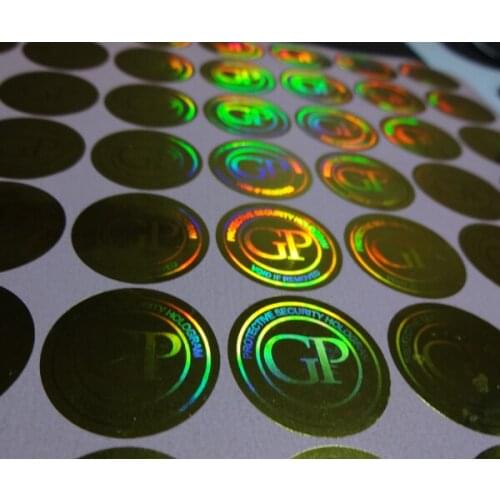 Common silver 3d hologram sticker label,cheaper price