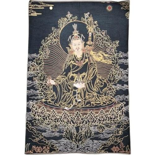 Brocade painting Thangka embroidery Guanlian peanut Buddha portrait