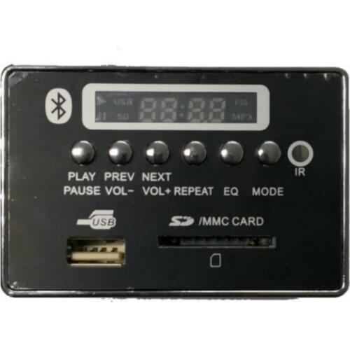 MP3 Decoder Board USB FM Aux Radio Module Remote Control For Car Player Integrated Car Bluetooth Hands-free MP3